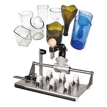 1 комплект стеклянных бутылок, набор для резки стеклянных бутылок, инструмент для резки стекла для квадратных, круглых бутылок и бутылочных горлышек с аксессуарами