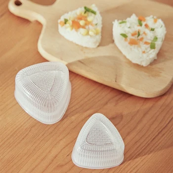 1 комплект Японских Рисовых шариков в Мультяшной форме, Кухонные Принадлежности, Инструменты для ланча, Белый