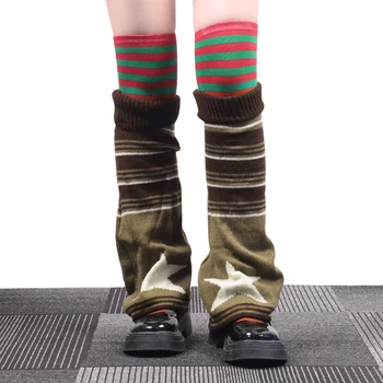 1 пара Гетр Harajuku, Сексуальные Вязаные Носки Для Женщин, Чехлы Для ног в стиле 
