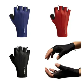 1 пара противоскользящих велосипедных перчаток, Быстросохнущие, прилегающие к коже Перчатки для шоссейного велосипеда, удобные дышащие