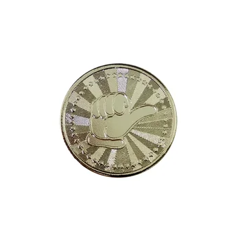 100шт Металлических жетонов для аркадных игр 25 * 1,85 мм, Железо С покрытием, Монета для аркадных игр, жетоны с пентаграммой и короной