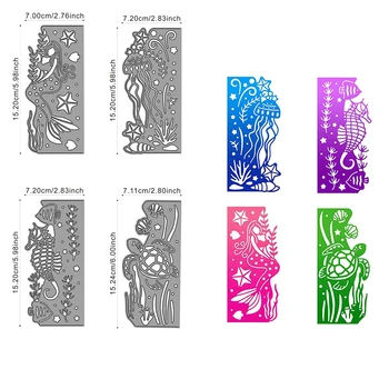 Addycraft Штампы для резки металла 4шт кружевная рамка набор штампов для Вырезки Альбомов DIY Штамповка Бумажных Карточек С Тиснением Craft Die Cut