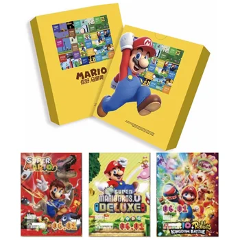 Mario Card Super Mario Bros Классическая аркадная кабинетная игра, убивающая память, Коллекционная открытка, игрушка в подарок