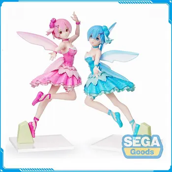 Sega Original Re: Жизнь в другом мире от Zero Ram/Rem Fairy Ballet Elf ПВХ Фигурка 22 см Модель Куклы Игрушки