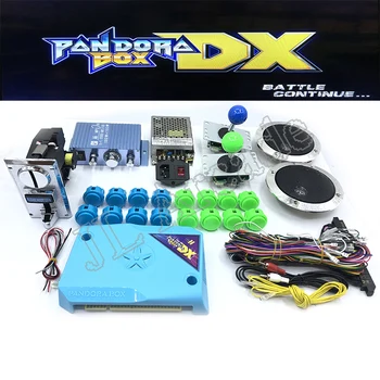 Аркадный набор Pandora Box DX 3000 в 1 34 3D игры Джойстик Кнопка Динамик Кабели питания для домашнего шкафа