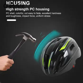 Велосипедный шлем со светодиодной подсветкой, перезаряжаемый Велосипедный шлем с интегральной формовкой, шлем для горных шоссейных велосипедов, спортивная безопасная шляпа для мужчин