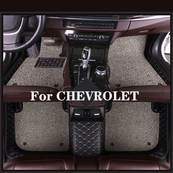 Высококачественный двухслойный съемный автомобильный коврик с ромбовидным рисунком для CHEVROLET Monte Carlo Volt Orlando Suburban