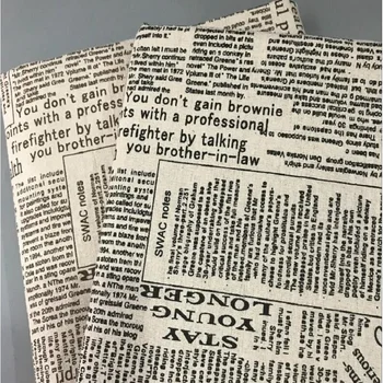 Газета швейные материалы ручной работы DIY лоскутное ткань лоскутное ткани ситец белье тканые упорный хлопок белье