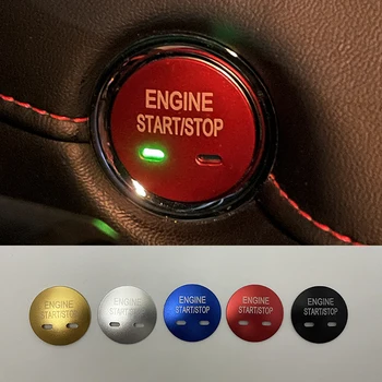 Для Chevrolet SS Impala Cruze Aveo Traverse Explorer Malibu Кнопка запуска двигателя кнопка зажигания к отделке прилагаются аксессуары для интерьера