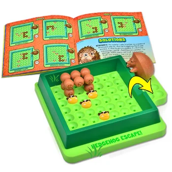 Игрушка для побега ежика, логическая задача для рассуждений, игра в лабиринт, развивающие игрушки для детей 5-6-7 лет, семейная вечеринка, игра