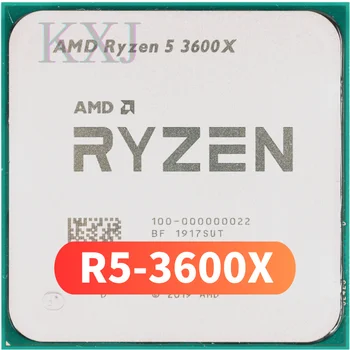 Используемый AMD Ryzen 5 3600X R5 3600X 3,8 ГГц Шестиядерный двенадцатипоточный процессор 7 Нм 95 Вт L3 = 32 М Сокет AM4