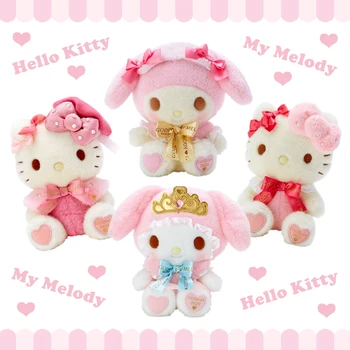 Кобрендовая кукла Sanrio 2020 Ограниченная серия Плюшевых подвесных кукол Hellokittys Melody из коллекции аниме, фигурки, модели игрушек для девочек
