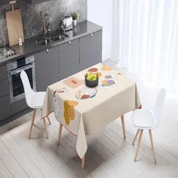 Маленькая свежая скатерть в скандинавском стиле для дома, гостиной, высококачественная скатерть для столовой, водонепроницаемый и маслостойкий обеденный коврик
