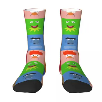 Носки Muppets dr teeth Унисекс Весна Лето Осень Зима Походные носки Happy Socks уличный стиль Crazy Sock