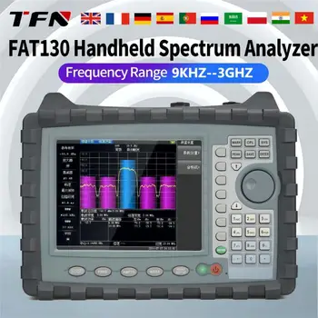 Портативный анализатор спектра TFN FAT130 в диапазоне 9 кГц-3 ГГЦ, высококачественный анализатор спектра, тестер