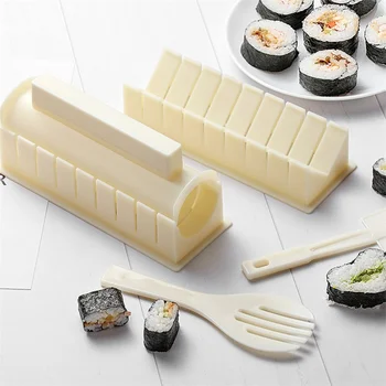 Производитель Суши, Рисовая Форма Hoge Kwaliteit Japanse Rijst Bal Cake Roll Mold Многофункциональная Форма Для приготовления Суши Gereedschap