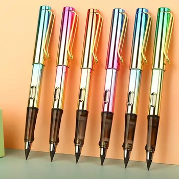 Прочные стираемые карандаши 9 шт. для письма, рисования эскизов, сменных заправок, резиновый градиентный карандаш из нержавеющей стали