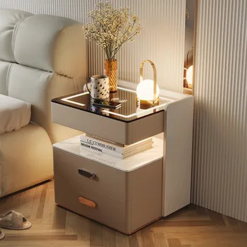 Роскошные Современные Прикроватные Тумбочки Smart Trendy Nordic Прикроватные Тумбочки Для Хранения Вещей в Спальне Ящики для гостиной Szafki Nocne Home Furniture SR50NS
