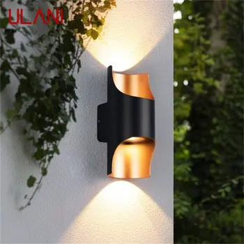 Современный уличный настенный светильник ULANI с водонепроницаемым IP65 светодиодным светильником Simple для дома, веранды, балкона, виллы