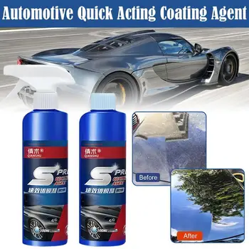 Средство для нанесения аэрозольного покрытия Voor Auto 'S Snelle Detail Spray Spray 'S Auto Wax Hydrofoob Voor Dubbele Laag Coating Auto Nano-Coatin Y4L9