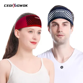 Удобная дышащая спортивная повязка на голову CEOI GWOK Для мужчин и женщин Идеально подходит для занятий йогой, бегом, велоспортом, баскетболом