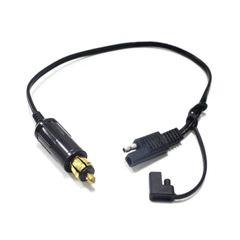 35-сантиметровый Соединительный кабель для мотоциклов DIN Hella Powerlet-Штекер к адаптеру SAE N84F