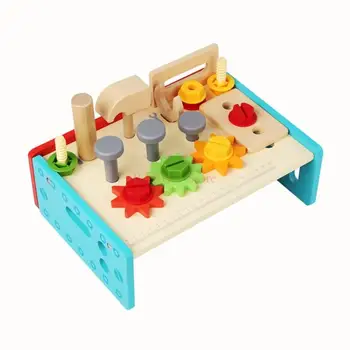 C9GB Игрушка для раннего обучения малышей по сборке и разборке винтов, детская игрушка для ремонта дерева, игрушка для тренировки зрительно-моторной координации