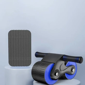 Автоматическое колесо для живота с подушечкой для коленей, инструмент для похудения мышц рук, бодибилдинг, для занятий спортом в тренажерном зале