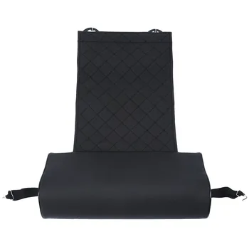 Автомобильный кожаный коврик для ног, поддерживающий удлинительный коврик, Поддерживающий кожаную подушку для ног, наколенник Memory Black