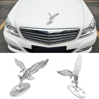Автомобильный Передний Орнамент 3D Эмблема Летающего Орла Логотип Автомобиля Украшение Переднего Капота Крышка Автомобиля Значок Орла для Автостайлинга X2T7