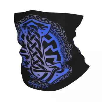 Бандана Викинга Рагнара, шейный платок, маска с принтом, Шарф, Теплая повязка на голову, Ветрозащитная одежда для верховой езды, Унисекс для взрослых