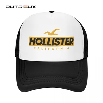 Бейсболка модного бренда Hollister California, Дышащая Мужская Женская летняя кепка из сетки Htas, кепки