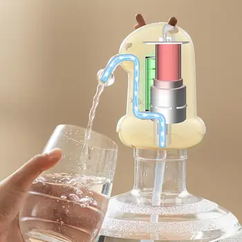 Водяной насос с ведрами Универсальный водяной насос для разных размеров ведра, Очаровательная usb-бутылка для воды в форме животного для питья