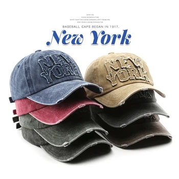 Горы Diboy Бейсбол кепки для мужчин промывают Hat открытый Спорт Повседневная изогнутые карнизы 3D письмо патч Моды личности Гольф Cap