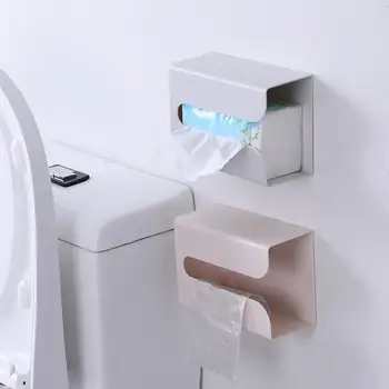 Компактный держатель для салфеток, Настенный держатель для хранения салфеток в ванной комнате, Универсальный держатель для туалетной бумаги, салфеток, принадлежностей для туалета