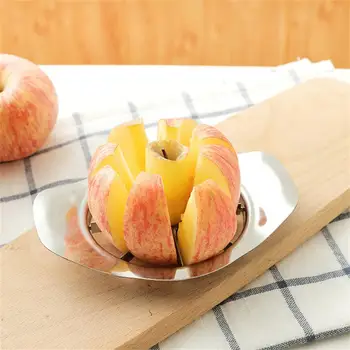 Кухонные гаджеты Резак для нарезки яблок из нержавеющей Стали, Инструменты для нарезки овощей и фруктов, Кухонные Принадлежности Apple Easy Cut Slicer Cutter