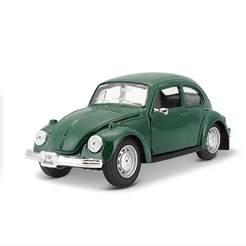 Литье под давлением Maisto в масштабе 1: 24 Имитация Volkswagen Beetle Модель автомобиля из сплава, статическое металлическое украшение, коллекция для взрослых, дисплей