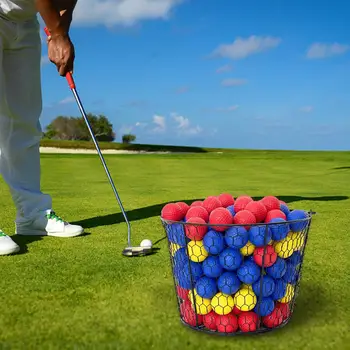 Металлическая корзина для гольфа, аксессуары для гольф-кара, простые в использовании аксессуары, прочные крепления