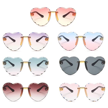 Новые поляризованные детские солнцезащитные очки в стиле ретро, Детские солнцезащитные очки Round Love Baby, детские спортивные солнцезащитные очки для девочек и мальчиков Uv400