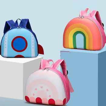 Новый радужный детский рюкзак для детского сада, школьный ранец для мальчиков и девочек 3-5 лет, прекрасный рюкзак, детская сумка для книг