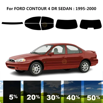 Предварительно Обработанная нанокерамика car UV Window Tint Kit Автомобильная Оконная Пленка Для FORD CONTOUR 4 DR СЕДАН 1995-2000