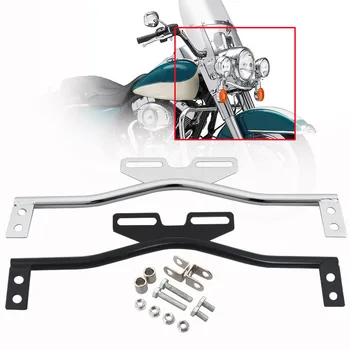 Универсальные сигналы поворота мотоцикла, противотуманные фары ближнего света, Планка крепления вспомогательного фонаря для Harley Touring Cruiser Honda