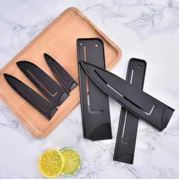 Универсальный чехол для фруктового ножа, Ножны для ножей, Защитный чехол, Черные Ножны Для ножей, Пластиковый Чехол для ножей, Кухонные Принадлежности