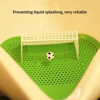 Фильтр для писсуара для мужского туалета, пластиковая сетка, форма футбольного мяча, креативная фильтрующая прокладка для мочи в ванной комнате